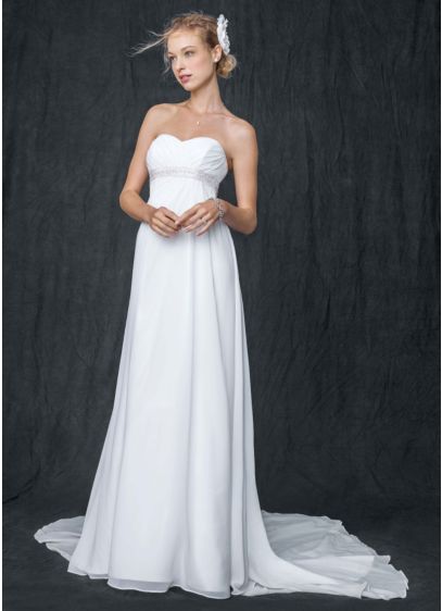 Long Sheath Formal Wedding Dress - David's Bridal Collection