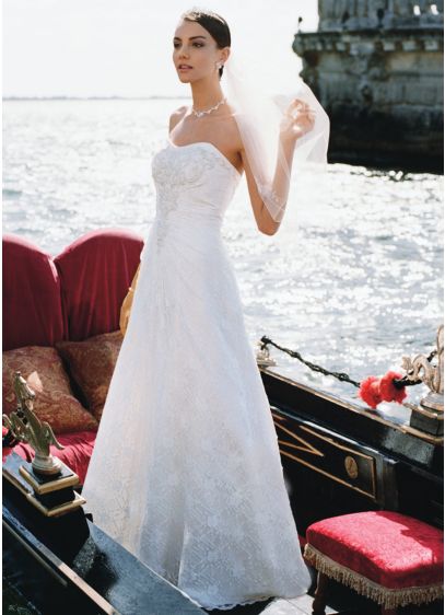 Long A-Line Wedding Dress - David's Bridal Collection