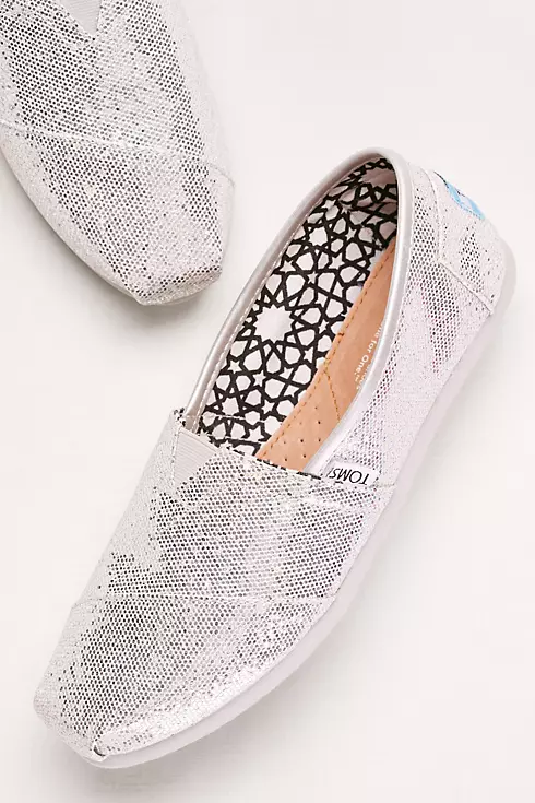 TOMS Glitter Classic Slip-On Shoes Image 4