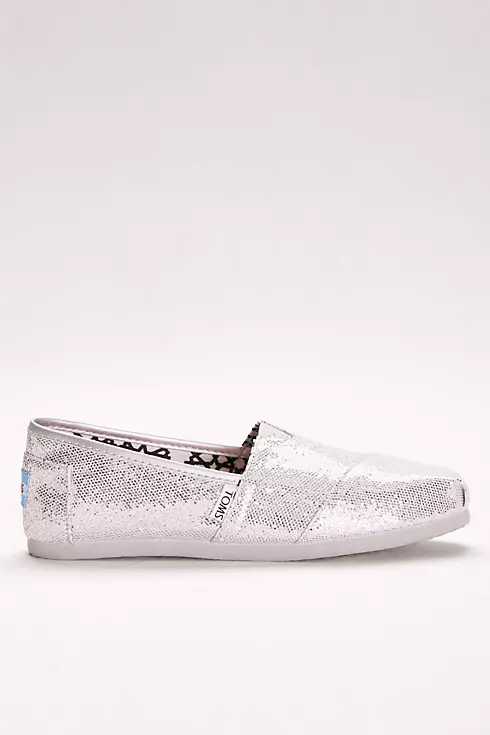 TOMS Glitter Classic Slip-On Shoes Image 1