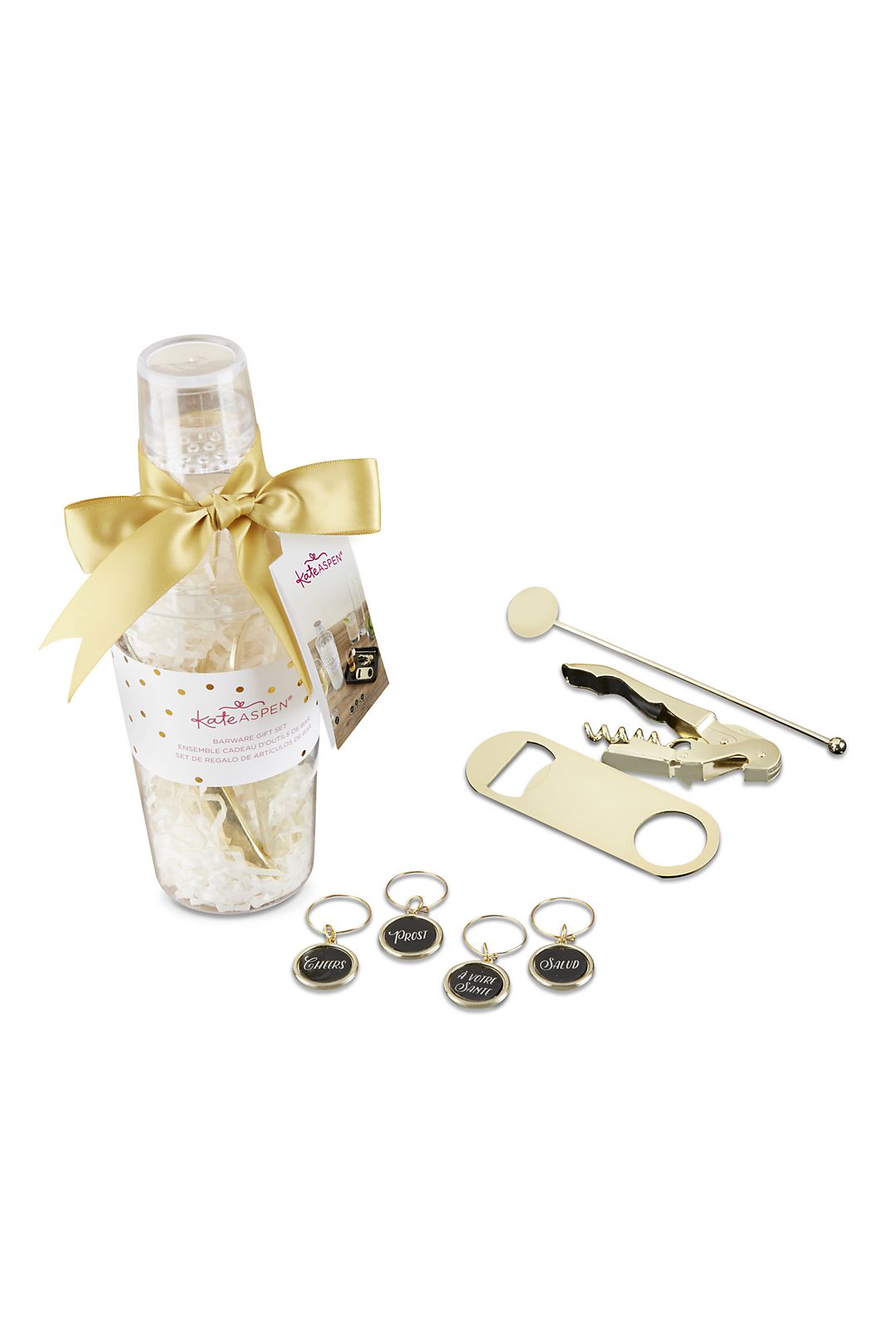 Barware Gift Set in Clear Acrylic Cocktail Shaker Image 1