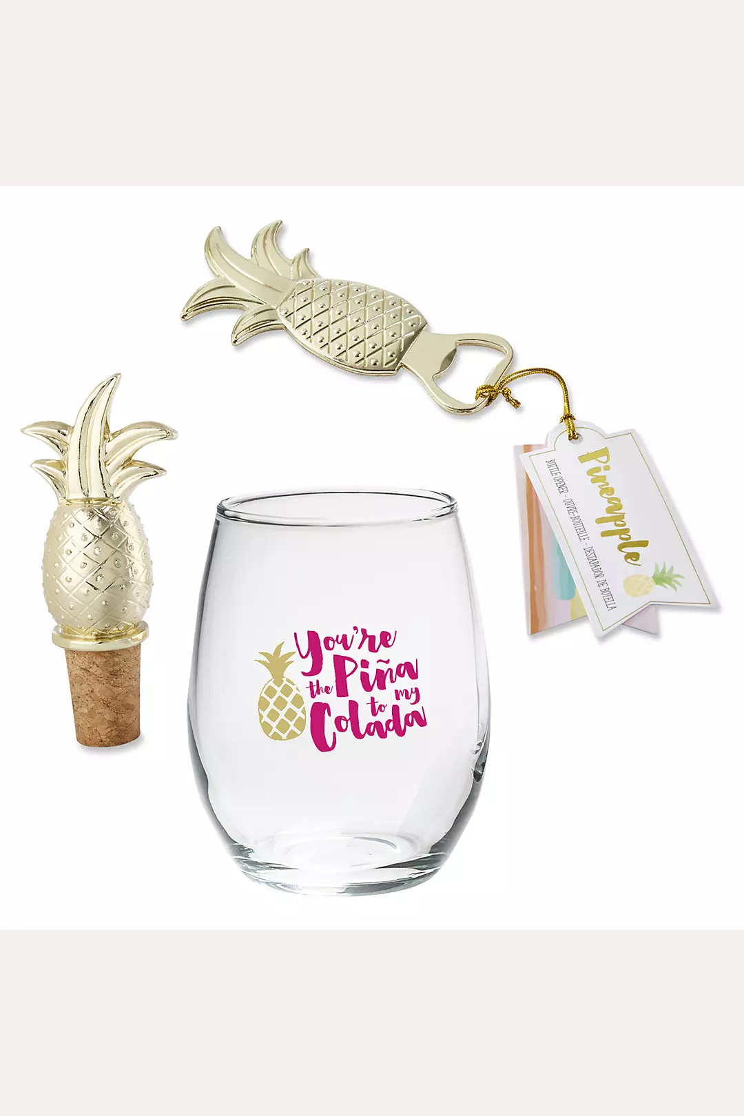 Pina Colada Wine Gift Set Image