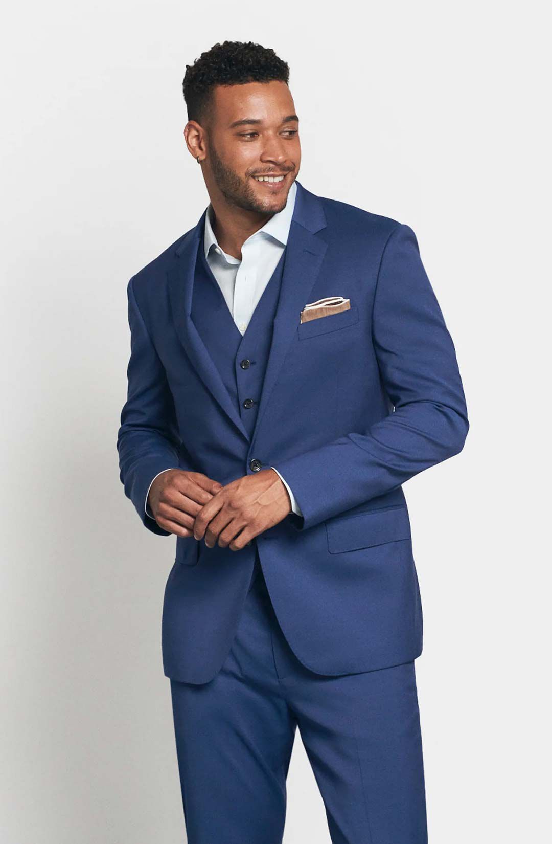 Royal Blue Suit from The Black Tux | David's Bridal | David's Bridal