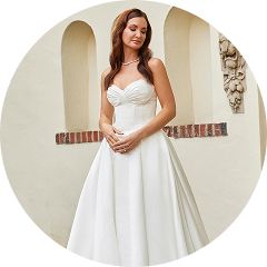 princess polly baby blue dress David's Bridal Plum Bridesmaid Dress main image 0
