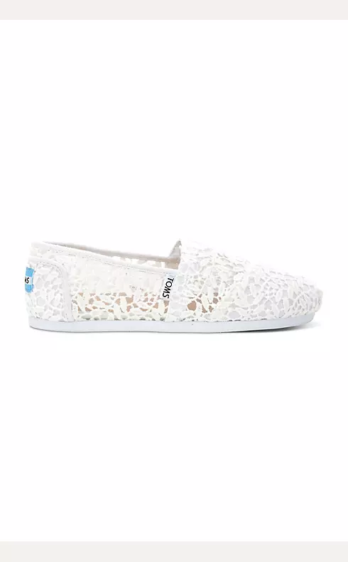 TOMS Lace Leaves Classic Slip-On Shoes Image 1