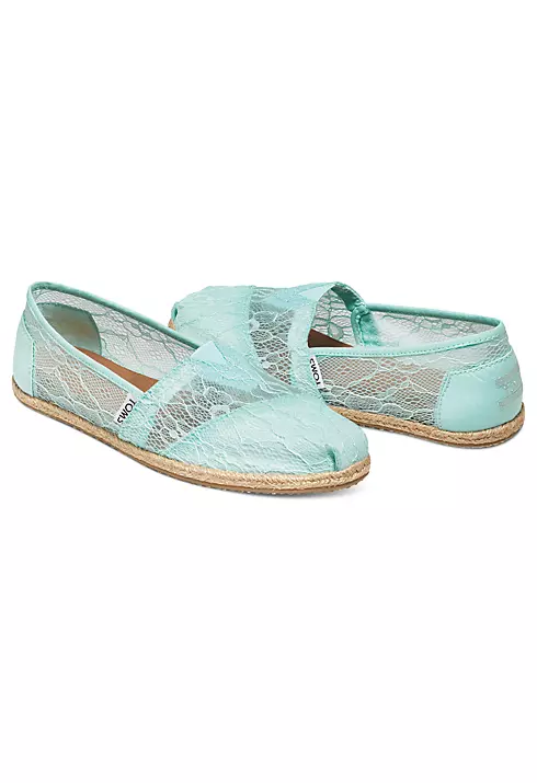 TOMS Mint Lace Rope Classic Slip-On Shoe Image 3
