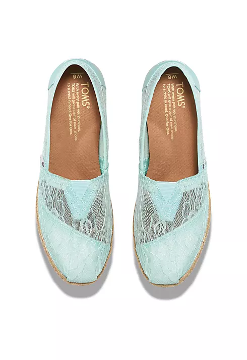 TOMS Mint Lace Rope Classic Slip-On Shoe Image 2