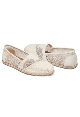TOMS Lace Rope Classic Slip-On Shoe | David's Bridal