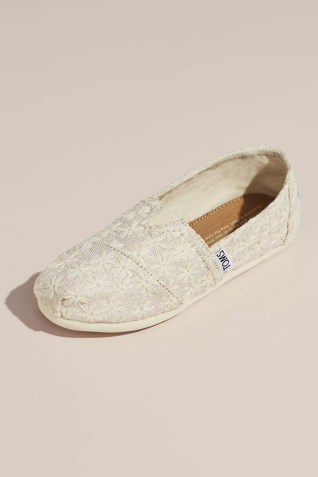 TOMS Embroidered Floral Slip-On Shoes Image
