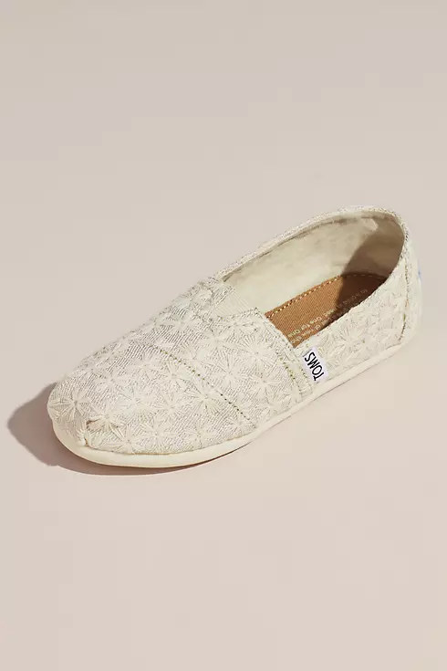 TOMS Embroidered Floral Slip-On Shoes Image 1