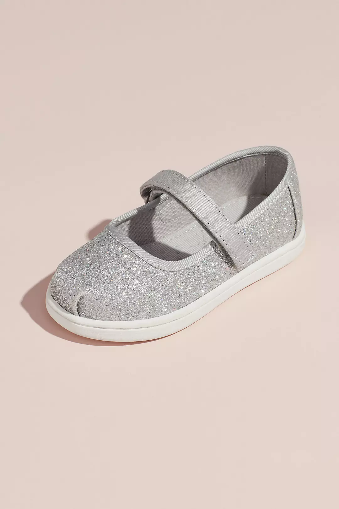 TOMS Girls Glitter Mary Janes Image
