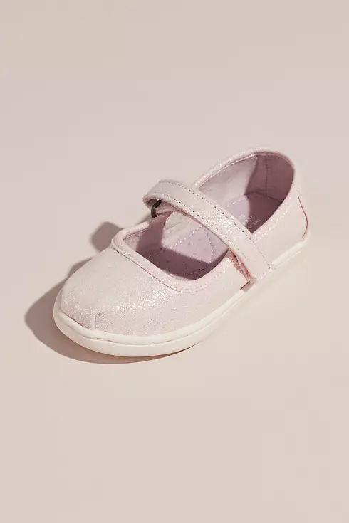 TOMS Girls Pearlized Mary Janes Image 1