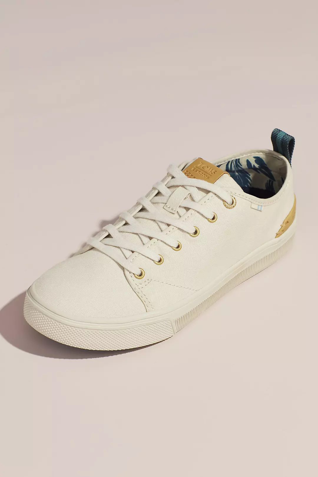 TOMS Canvas Sneakers with Striped Pull-Tab Image