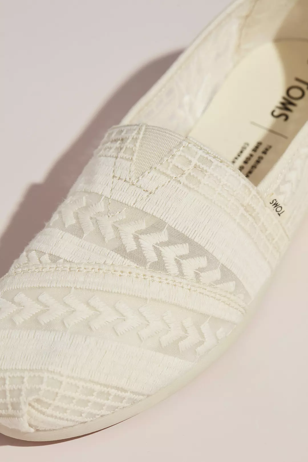 TOMS Embroidered Arrow Alpargata Slip-On Shoes Image 3