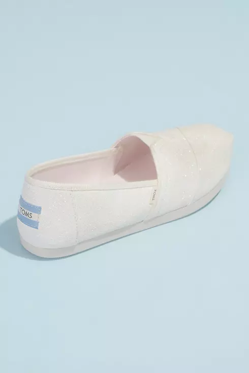 TOMS Canvas Glitter Wrap Classic Slip-On Shoes Image 3