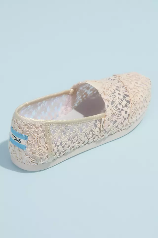 TOMS Illusion Floral Crochet Classic Slip-On Shoes Image 2