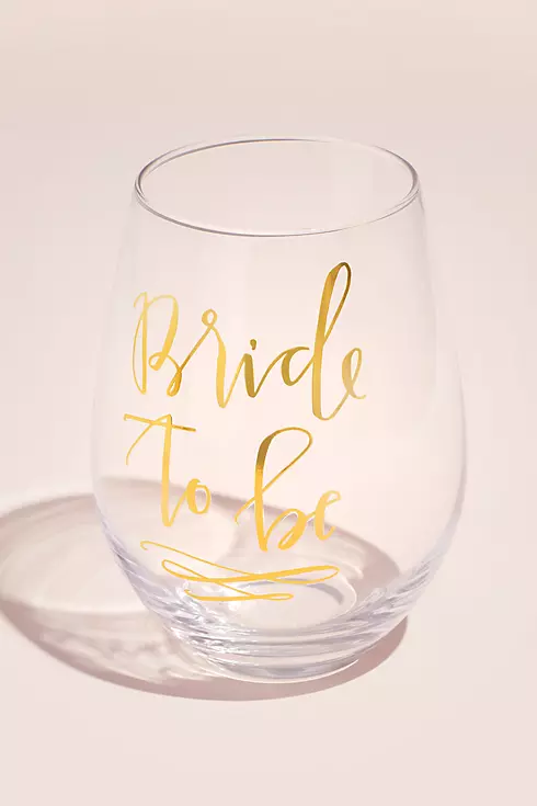 Bride to Be Entire Bottle Oversized Wine Glass Image 1