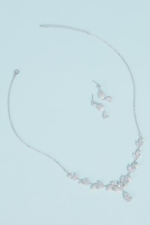 silver bridesmaid necklaces