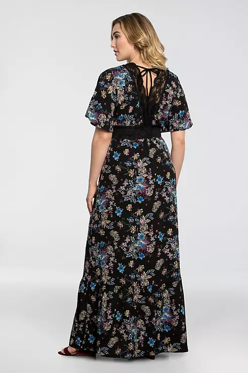 Day Dream Jersey Plus Size Printed Maxi Dress Image 2
