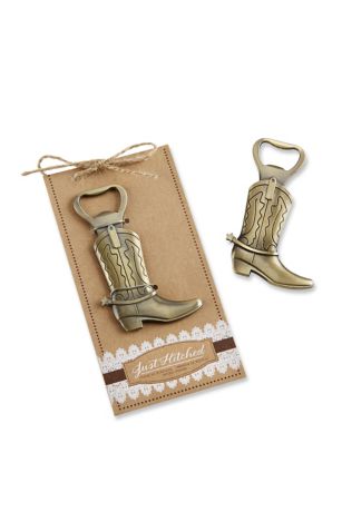 Just Hitched Cowboy Boot Bottle Opener