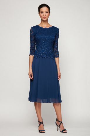 mother of the groom cocktail length dresses