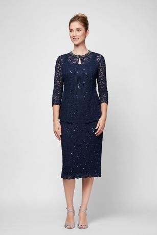 Alex Evenings Lace Dress with Jacket