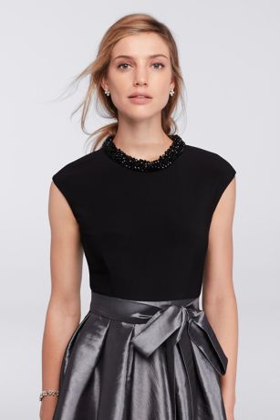 david's bridal high neck