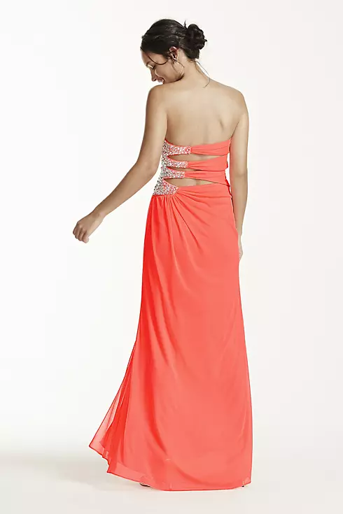 Strapless Sweetheart Dress with Side Embellishment Image 2