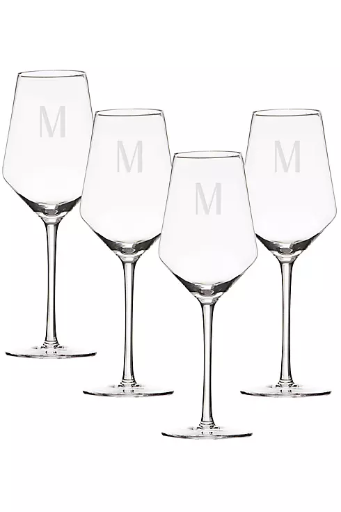 Personalized 14oz White Wine Estate Glass Set of 4 Image 6