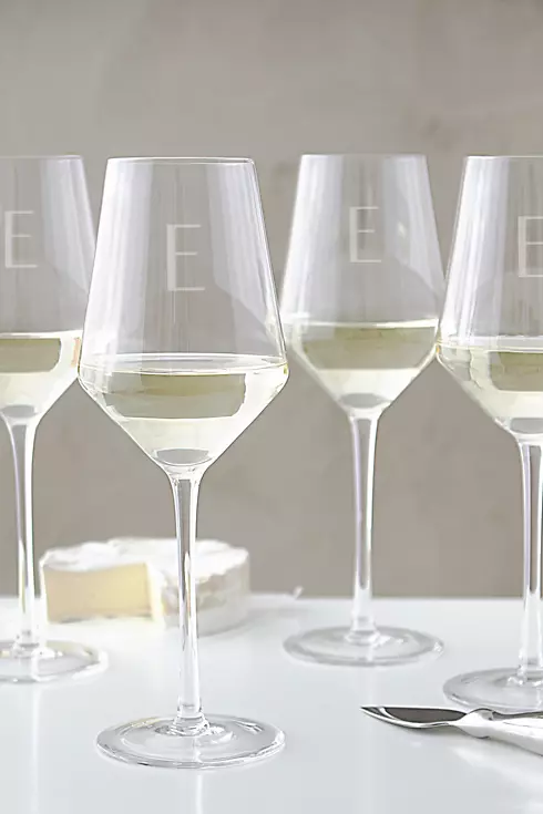 Personalized 14oz White Wine Estate Glass Set of 4 Image 8