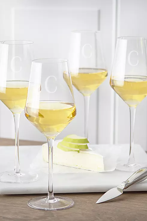 Personalized 14oz White Wine Estate Glass Set of 4 Image 2
