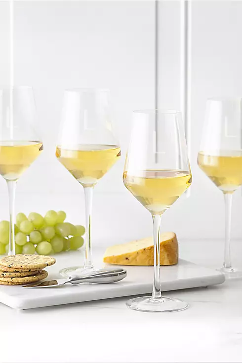 Personalized 14oz White Wine Estate Glass Set of 4 Image 3