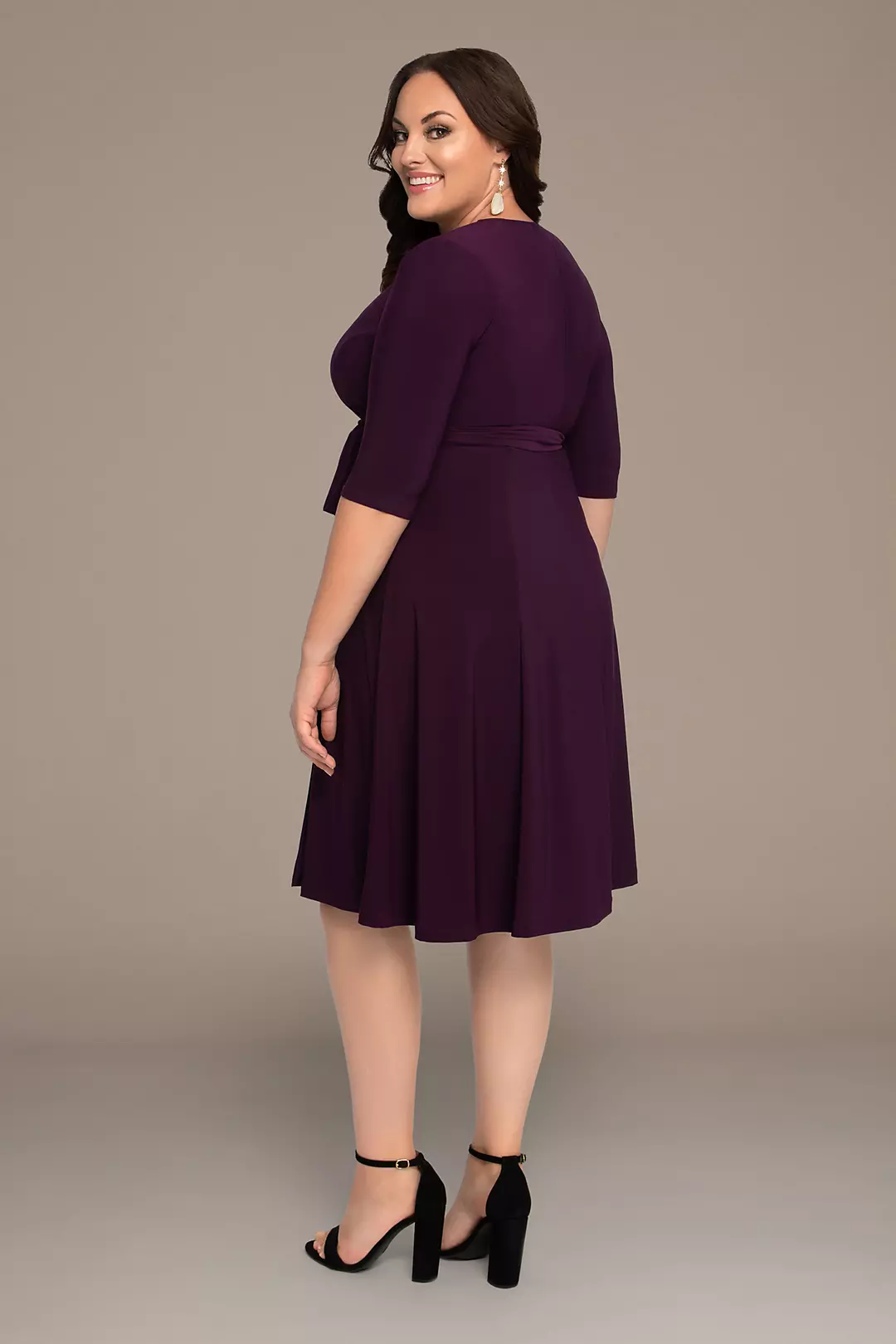 Essential Plus Size Jersey Wrap Dress Image 2