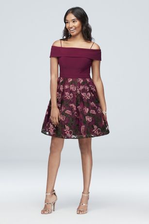 Image for david's bridal short cocktail dresses