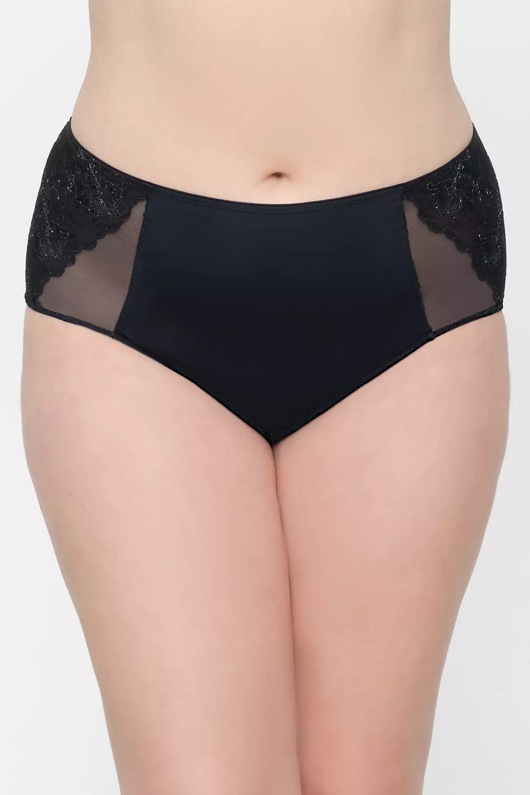 Curvy Couture Embroidered Panty Image