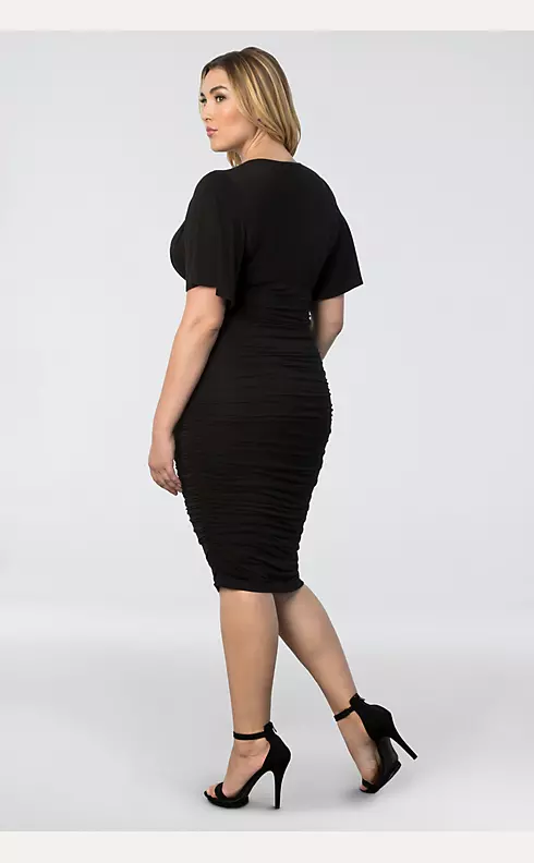 Rumor Plus Size Ruched Dress Image 2