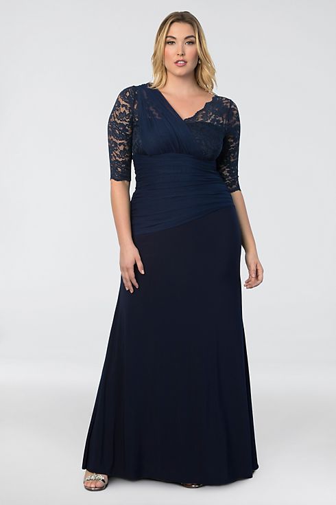 Soiree Plus Size Evening Gown Image 1