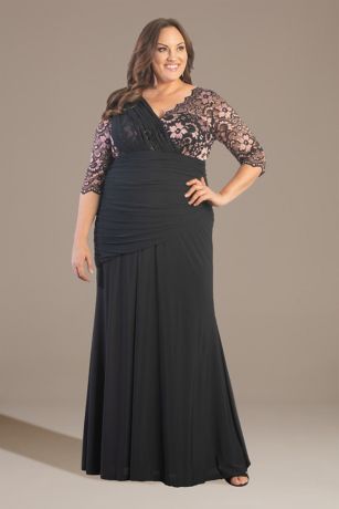 Plus Sizes Evening Dresses * Long Gowns Up To Size 52