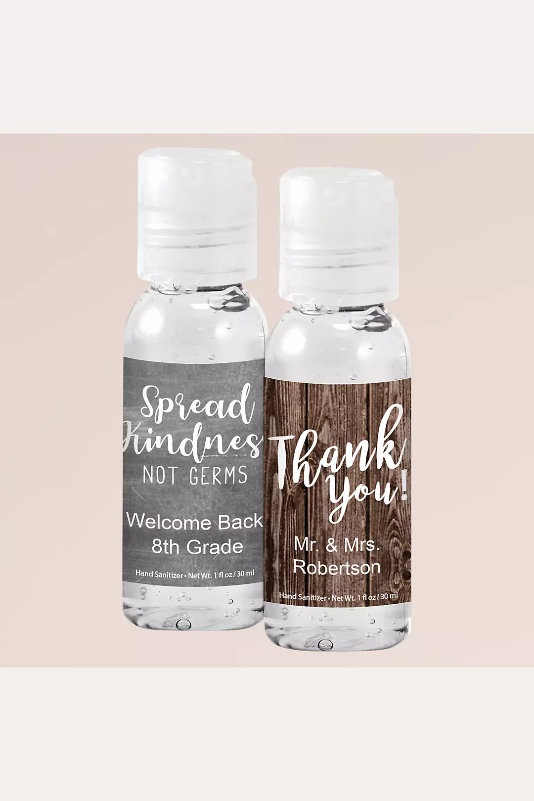 Personalized Hand Sanitizer Favors Image