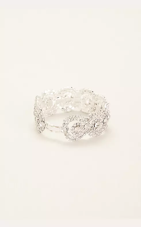 Crystal Pave Circle Bracelet Image 3