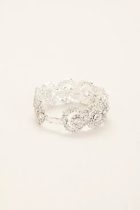 Crystal Pave Circle Bracelet Image 3