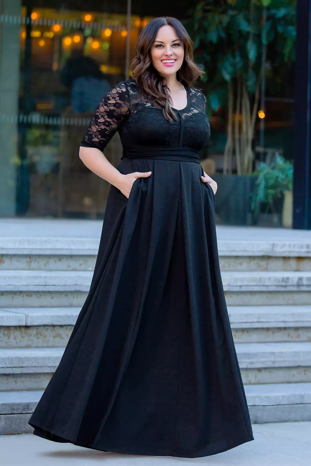 Madeline Plus Size Evening Gown