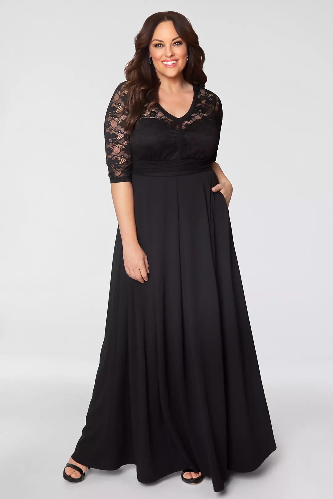 Madeline Plus Size Evening Gown Image