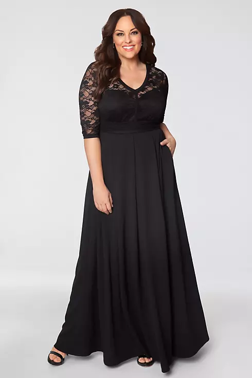 Madeline Plus Size Evening Gown Image 1