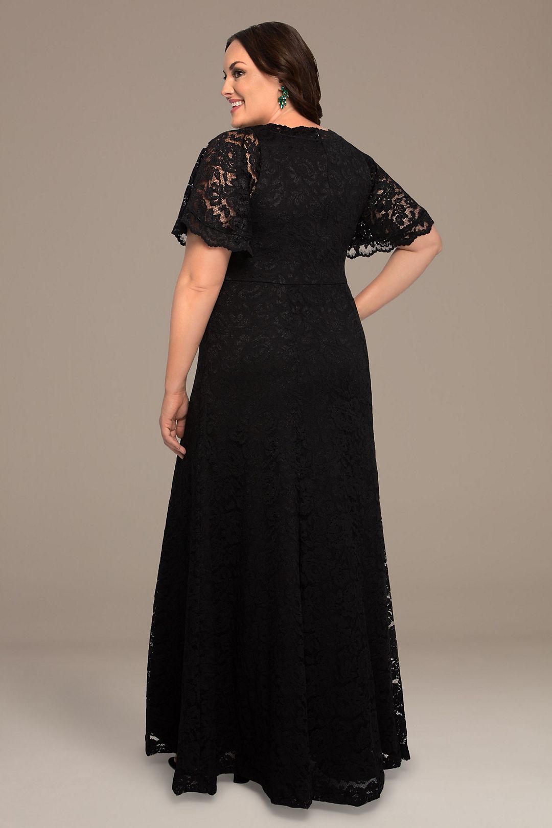 Symphony Lace Plus Size Evening Gown Image 2