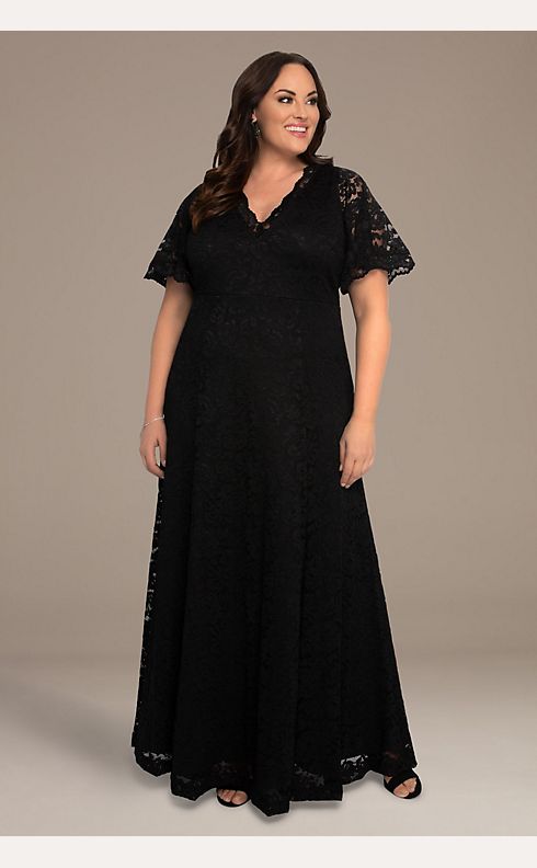 Symphony Lace Plus Size Evening Gown | Bridal