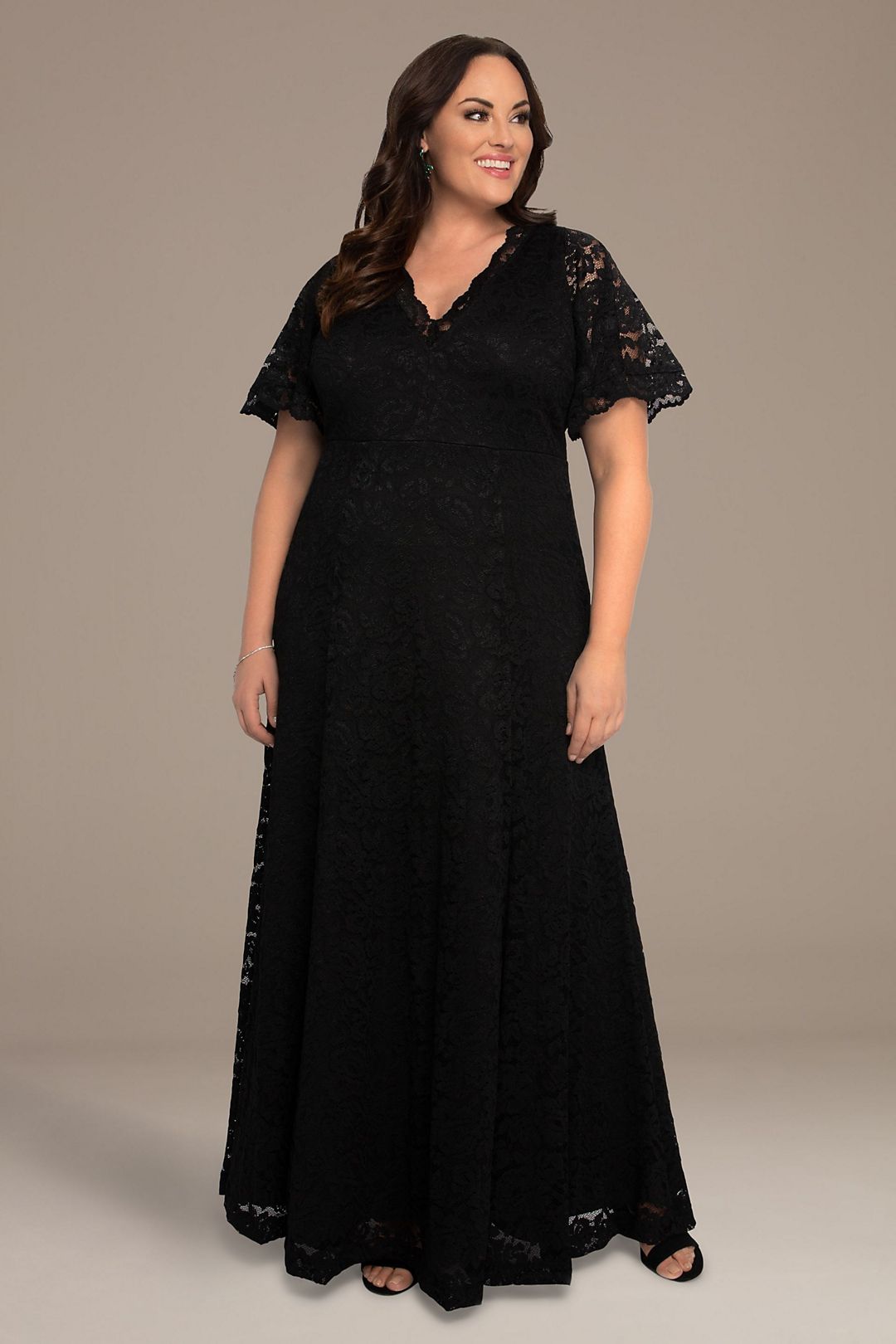 Symphony Lace Plus Size Evening Gown Image 1