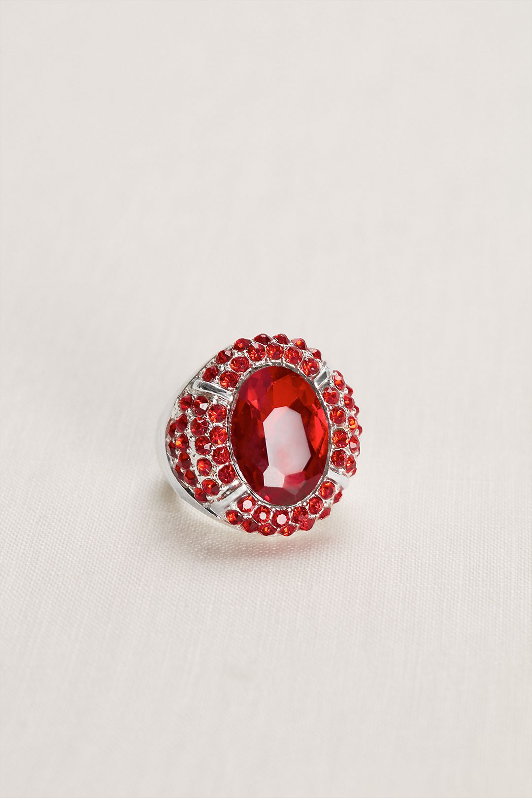 Oversize Pave and Crystal Statement Ring Image 3