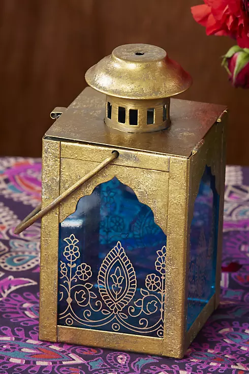 Henna-Motif Jewel Lantern Set Image 1