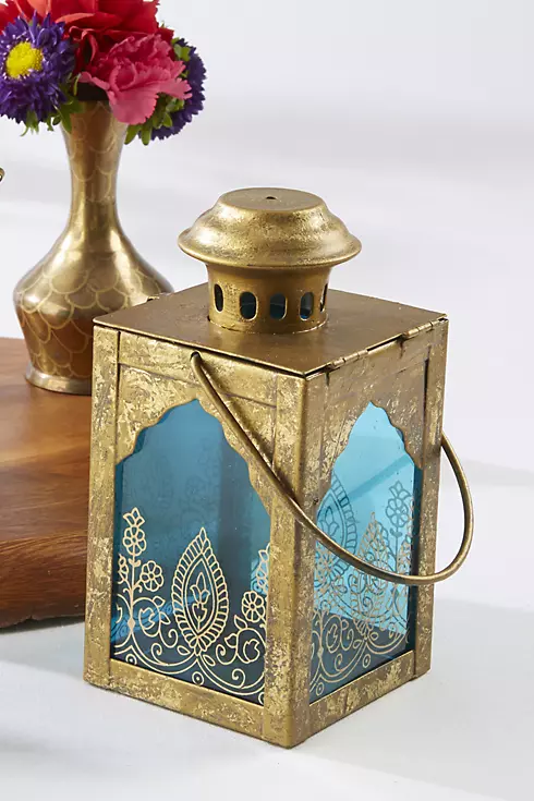 Henna-Motif Jewel Lantern Set Image 2